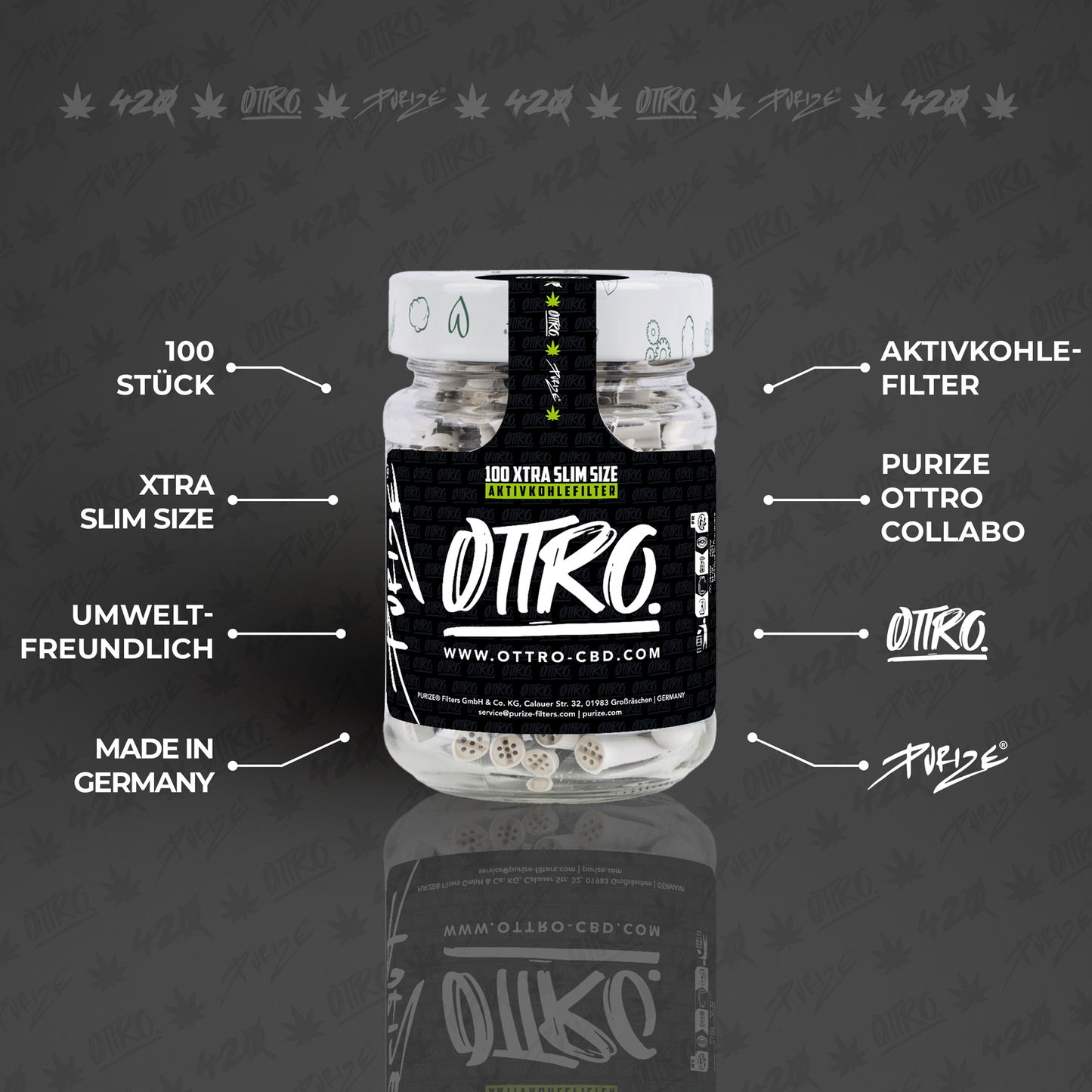 Ottro x Purize Aktivkohlefilter 2.0