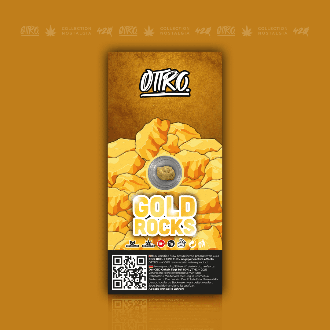 GOLD ROCKS 1G PREMIUM CBD ROCKS